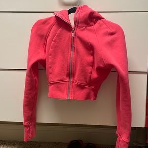 Cropped full zip Scuba Lululemon